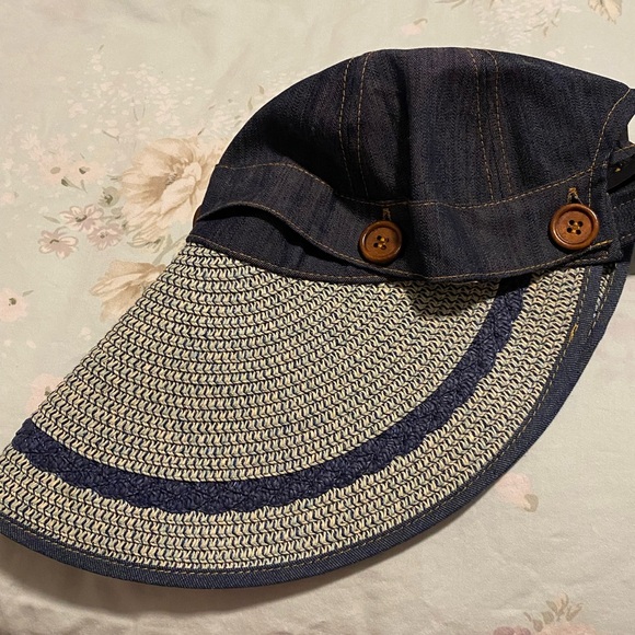 DENIM SUN VISOR CAP NWOT - Picture 8 of 8